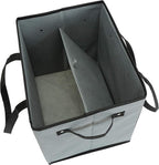Foraineam Reusable Grocery Bags Set Durable Heavy Duty Tote Bag Collapsible Grocery Shopping Box Bag with Reinforced Bottom