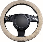 Flying Banner car Steering Wheel Cover Massage Velvet Warm Universal Size 15 inches SUV Truck Anti Slip Odorless Summer Winte