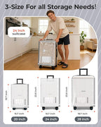 BAGSMART Vacuum Bags for Travel with Rechargeable Air Pump, Portable Space Saver Bags for Travel & Home, Vacuum Compression S