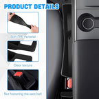 2PCS Car Seat Gap Filler Organizer, Car Seat Organizer, Multifunctional Seat Gap Storage Box for Phone Key, Fill The Gap & Stop Things from Dropping, Universal for Most Vehicles (Black)