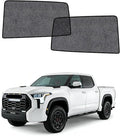 Car Window Shades for Toyota Tundra (2022-2026), 2-Pack Rear Window Sun Shades for Baby – Breathable Mesh, UV & Heat Blocker, Privacy Protection for Camping, Travel, Sleep & Nursing