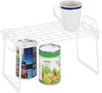 Whitmor Wire Grid Stacking Shelf Small, White