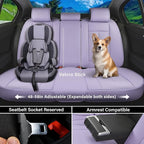 Coverado Car Seat Covers Full Set, Seat Covers for Cars, Car Seat Covers Front Seats and Back Car Seat Protector Waterproof, 