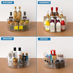 Lazy Susan Organizer Turntable Storage Container Rotating Organizer Spinning Organizer Bins SANNO Produce Saver Containers fo