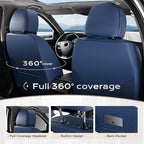 Coverado Car Seat Covers, Front Covers for Cars, Car Seat Cover Front Seats, Automotive Seat Cover, Waterproof, Leather Car S