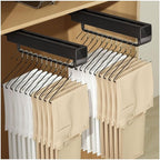 Pull Out Trousers Rack,Extendable Clothes Rail,Extendable Pull Out Closet Rod, Pull Out Clothes Rail 33-63 Cm,Used For Wardro