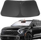 Front Windshield Sun Shade Foldable Car Front Window Sun Shade Windshield Shade Custom Fit for 2023-2026 Kia Sportage Block UV Rays Heat Keep Car Cooler