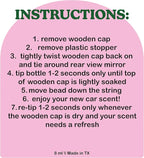COOLGIRLCANDLES Cozy Cinnamon Roll Hanging Fragrance Oil Diffuser for Car, Essential Oils, Scents Aromatherapy - Long Lasting