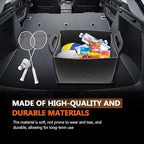 Felt Car Trunk Organizer, Foldable Vehicle Storage Box, Large Capacity Multi-Purpose Automotive Interior Accessories for Cars, S