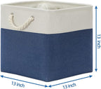 Temary Storage Baskets for Shelves 13x13 Baskets for Gifts Empty, 4 Pack Shelf Baskets Large Storage Baskets Cube Storage Bin