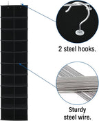 Libeder Hanging Shoe Organizer for Closet, Hanging Closet Organizers 20 Section Shoe Shelves, Space Saving Shoe Holder & Stor