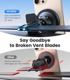 VICSEED for MagSafe Car Mount [Upgraded Strongest Magnet Power] Magnetic Phone Holder for Car Vent 360 Adjustable Magnetic Car Phone Holder Mount for iPhone 17 Air Pro Max 15 14 13 12 Plus Mini, Blue