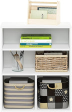 Furinno Pasir 3 Tier Display Bookcase, White