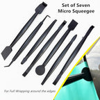 CARTINTS Car Install Tools for Vinyl Wrap, Vehicle Tinting Window Film Application Kit Includes Vinyl Wrap Magnets, 7 in1 Mini Squeegee, Felt Squeegee, Razor Blade Wrapping Cutter, 9mm Film Knife