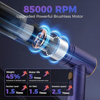 Handheld Car Vacuum Portable Cordless,18000PA High Power Vacuum Cleaner with Brushless Motor.7 in 1 Mini Hand Held Vacuum Rec
