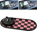 Mobile Phone Bracket Anti-Slip Mat,Multifunction Car Dashboard Mat with Temporary Parking Number,Universal Fit Anti-Slip Mat,