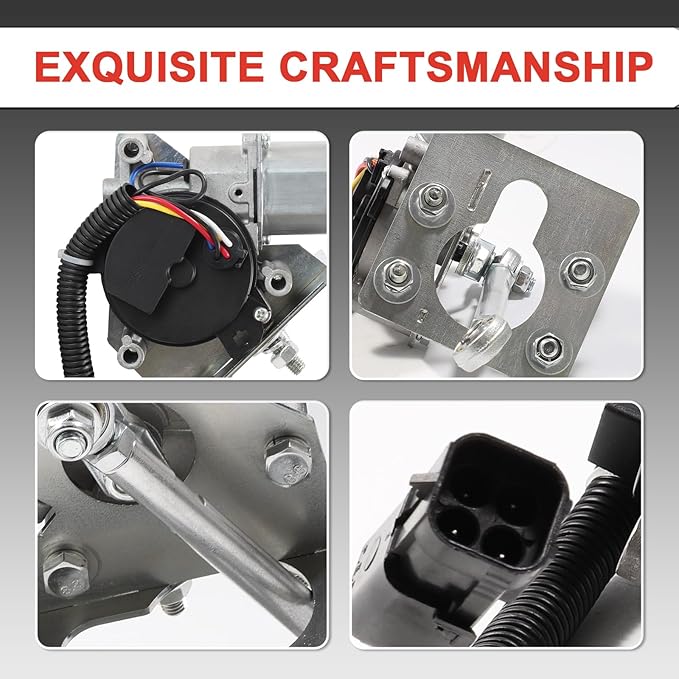 Electric Headlight Motor Conversion Kit - 2PCS Front Left & Right Compatible with Chevrolet Corvette C3 (1968-1982) Headlight