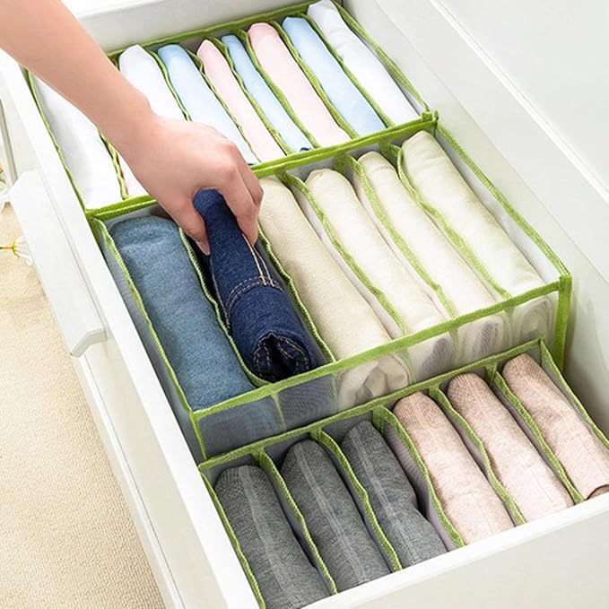 3PCS Wardrobe Clothes Organizer - Foldable Closet Drawer Organizer for Clothes, Portable Closet Organizers and Storage Bins, 