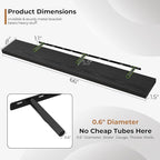 Fun Memories 66 Inch Fireplace Mantel Shelf with Invisible Bracket, 8 Inch Deep Floating Shelf for Living Room, Kitchen, Farm