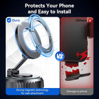 Car Phone Holder for Magsafe, [Enjoy Convenience, Flexibility, Stability], Foldable Vacuum Magnetic Phone Mount for Dashboard Windshield for Your Car Fit iPhone 17/16/15/14/13/12 Pro Max