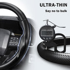 Steering Wheel Cover for Ford F150 2021-2025/ F-150 Lightning 2022-2025/ F250 F350 F450 F550 2023-2025/ Ford Expedition 2022-2024 Car Steering Wheel Cover Protector Accessories for Ford (Matte Black)