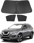 3PCS Car Window Shades Front Windshield Sun Shade Foldable Window Shade Custom Fit for 2014-2020 Nissan Rogue Accessories Car Shades for Front Windows Anti-UV Rays Block Heat