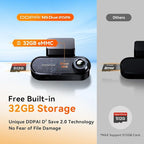 DDPAI 4K Dash Cam Front and Rear, 2160P+1080P Car Dash Camera, GPS 5G WiFi Dashcam for Cars, Free eMMC 32G Dual Storage Suppo