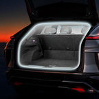 HOLDCY Car LED Strip Lights - Trunk Cargo Ambient Lighting, White 6000K, 118.11 inches Flexible Cuttable LED Light Strip, Easy Install, Waterproof, Universal Fit for Car Trunks, SUVs, and Vans