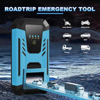12v Jump Starter for 10.0L Gas/8.0L Diesel 6000A Peak Car Battery Jumper Starter Portable IP66 Waterproof Jump Box with