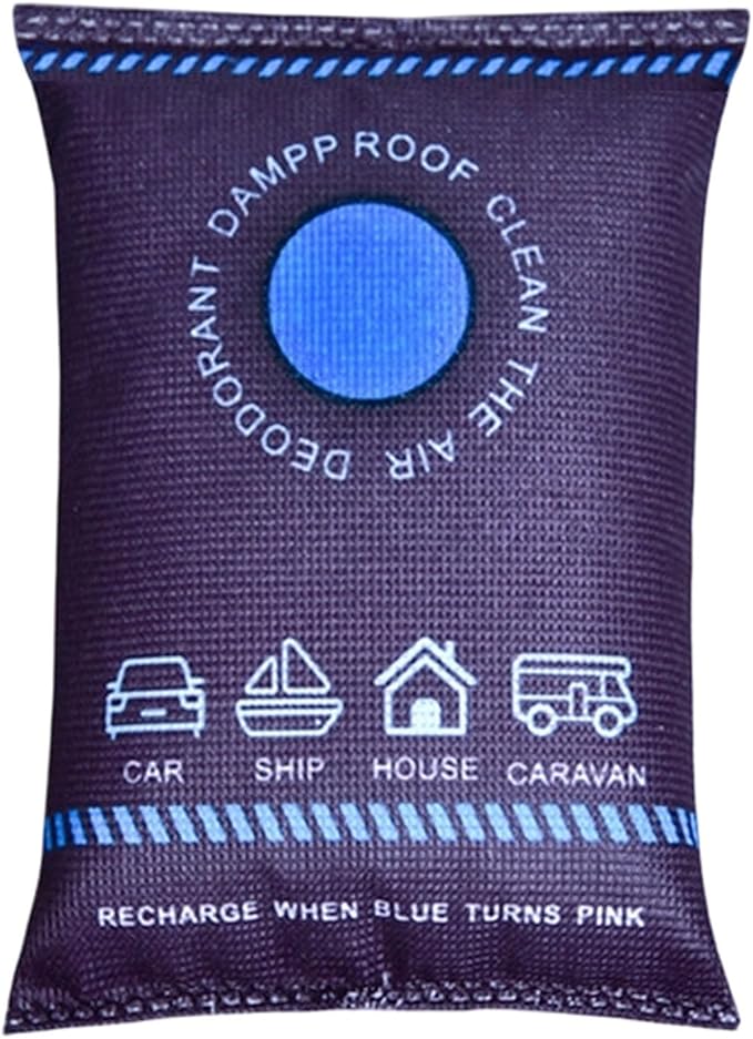 1/2/4/6/8 PCS Reusable Dehumidifier Bags - Portable Car Interior Window Moisture Absorber, Condensation Prevention Tool for