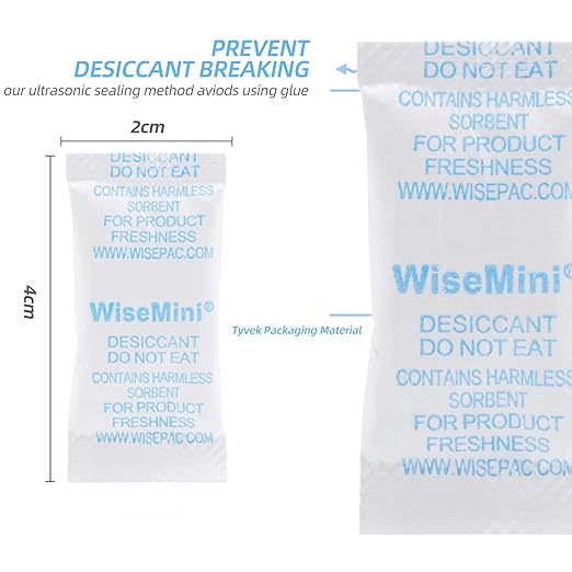 1 Gram 300 Packs Silica Gel Packets, Silica Packets, Food Grade Dessicant, Dessicant Packs, Silica Gel for Food Storage,