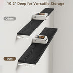 Vivelove 48 Inches Floating Shelves Wall Mounted, 10" Deep Wall Shelves for Bedroom, Bathroom, Living Room, Kitchen, Office, 