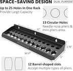 UNITEDPOWER Pliers Holder, Wall Mount Storage Rack Organizer for Workshop, Shed, Garage, Home, Stores up to 12 Pliers or Smal