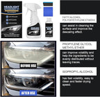 Dodorado Headlight Restoration Kit – No Sanding Required, Fast Cleaning & Ceramic Coating, Restores Yellowed Hazy Headlights 