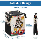 Car Trash Can – Multi-Purpose, Lightweight and Portable with Durable Water-Resistant Coating, No Installation Required, Practical and Ample Capacity, Variety of Colors.Red Panda