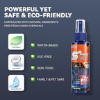 3-in-1 Ultimate Car Glass Care Kit: Water Spot Remover Polish, Hydrophobic Rain Repellent, Anti-Fog Spray for Windshield & Wi
