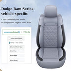 Coverado Car Seat Covers Full Set, Waterproof RAM 1500 Seat Cover Compatible with 2002-2025 RAM 1500 2500 3500 Crew Double Me