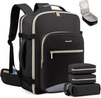 LOVEVOOK Travel Backpack for Women with Waist Strap,40L Cute Carry on Backpack Travels Essentials Personal Item Backpack for 
