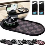 3-in-1 Anti Slip Mat for Car Dashboard, Multifunction Car Anti Slip Mat Phone Holder with Temporary Parking Number, Large Uni