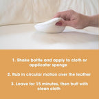 Furniture Clinic Leather Protection Cream | 2-in-1 Leather Conditioner & Waterproofing Protector for Furniture, Shoes, Car Se