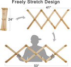 SKOLOO Hat Rack for Wall with 11 Hooks, 24 inch Solid Wooden, Modern, Huge Coat Rack Wall Mount for Coats, Hats, Bags, Cowboy