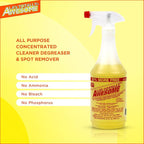 La's Totally Awesome All Purpose Cleaner Combo – 24 oz Spray + 64 oz Refill – Heavy Duty Degreaser & Multipurpose Cleaner for