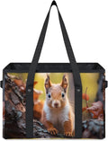 Reusable Grocery Bags Heavy Duty Shopping Bags Foldable Large Tote Bags with Long Handles & Hard Bottom