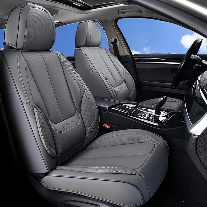 Coverado Seat Covers, Car Seat Covers Front Seats, Car Seat Cover, Car Seat Protector Waterproof, Car Seat Cushion Nappa Leat