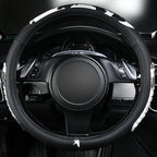Flying Banner car Steering Wheel Cover Gel Massage Velvet Cool Warm Universal Size 15 inches SUV Truck Anti Slip Odorless Sum