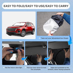 Sun Shade Sunshade for Chevrolet Traverse 2018-2025 2026 Windshield Cover, 4-Layers Sun Shield 250T Silver Sun Visor for Chevry Traverse LS, LT, RS, Redline, Premier SUV Car Accessories