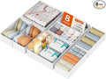 DIMJ Drawer Organizer Clothes, 8 Pack Dresser Organizer, Foldable Closet Organizers and Storage, Fabric Dresser Bins, Drawer 
