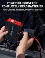 AstroAI S8 Car Battery Jump Starter, Car Jumper Starter Battery Pack for Up to 6.0L Gas & 3.0L Diesel Engines, 12V Portable