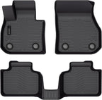 Auxko All Weather Floor Mats Fit for BMW X1 2026 2025 2024 2023 TPE Rubber Liners X1 Accessories Set All Season Guard Odorless Anti-Slip Floor Mats