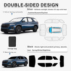 KMF 8pcs Thicken Sun Shades for Chevy Traverse 2018-2023 Accessories,Chevrolet Full Car Window Covers Sunshade for Windshield Side Rear, UV Block and Blackout Privacy for Car Camping Outdoor